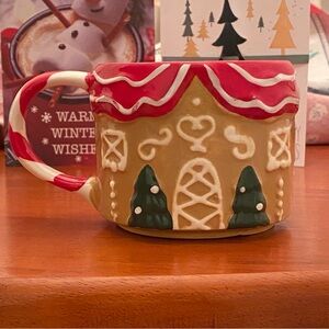 Holiday Time I Gingerbread House Stacking Mug